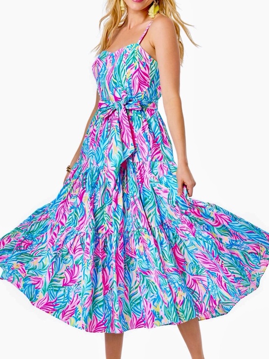 Lilly Pulitzer Dresses & Skirts - Lilly Pulitzer Edith Midi Dress in the Sea Turtle Soiree - NWOT